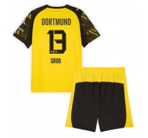 Borussia Dortmund Pascal Gross #13 Koszulka Podstawowa dzieci 2025-26 Krótki Rękaw (+ krótkie spodenki)